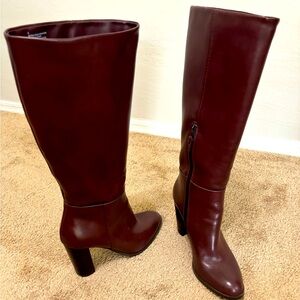 Target Universal Thread Burgundy boots.  Size 8.